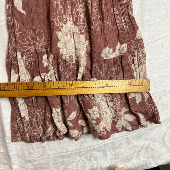 Mimi Chica Floral Jumpsuit - Brown and Cream - Picture 8 of 13